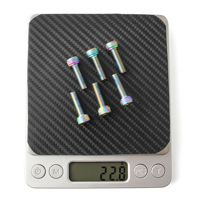6pcs M5*18MM Screw Bicycle Stem Screw Handlebar Stand Pipe Fixing Sc yrSJCA