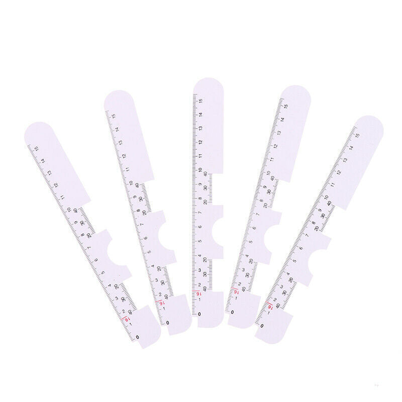 5Pcs Soft Measure Optical Vernier PD Ruler Pupil Distance Meter Eye Ophthal XC