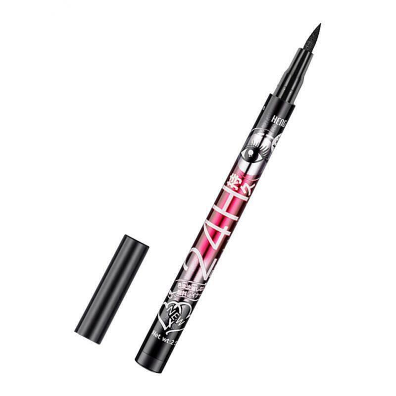 Black Waterproof Liquid Eyeliner Women Non Smudge Cat Eyes Definer Pen 2.5g