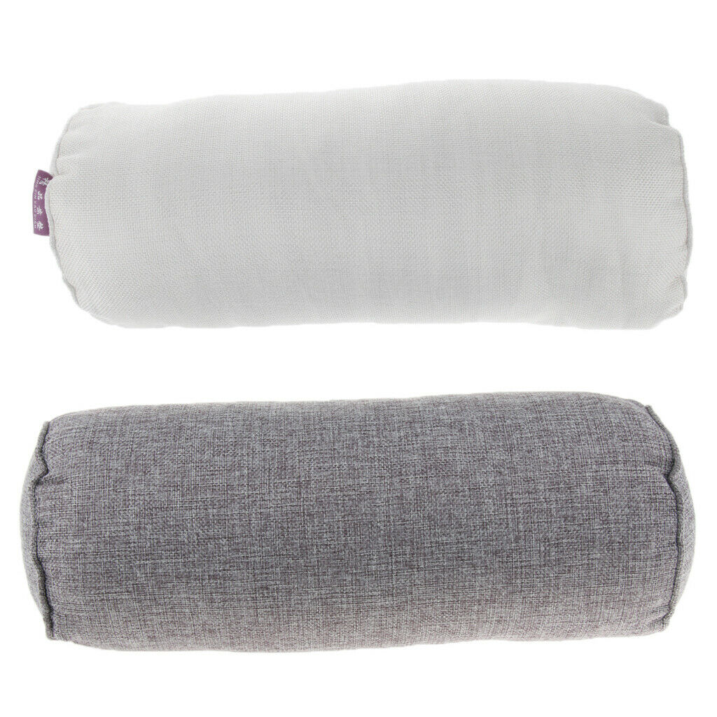 2X Comfort Orthopedic Neck Roll Pillow Round Cervical Support Spine Pillows