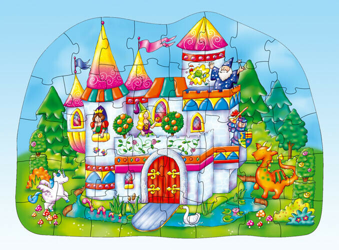 Orchard Toys 263 Magical Castle Kids Childrens British Floor Jigsaw Puzzle 3-6Yr