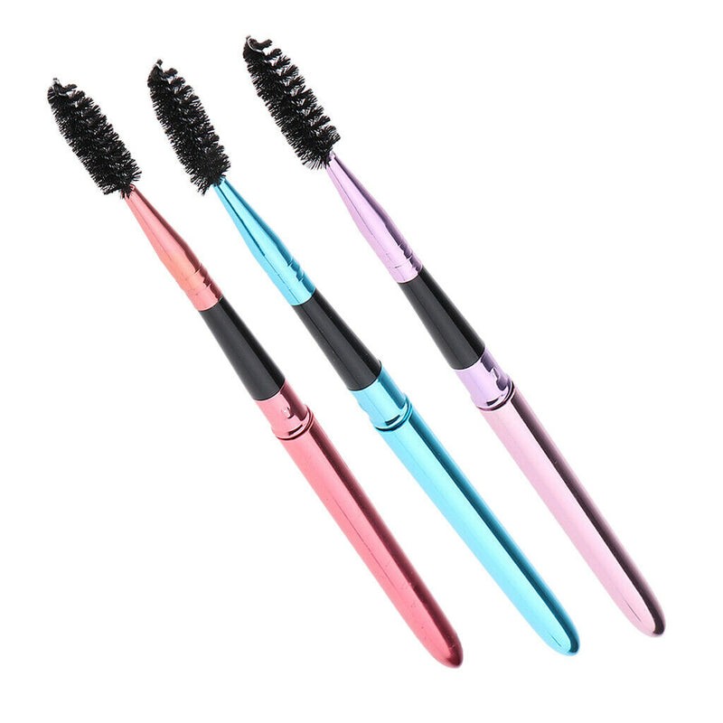3Pcs Portable Travel Mascara Applicator Wands False Eyelashes Extensions Makeup