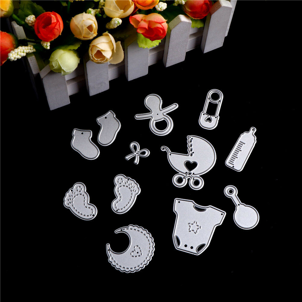 Baby Equipment Series Metal Crafts Cutting Dies Stencils Photo Album new .l8