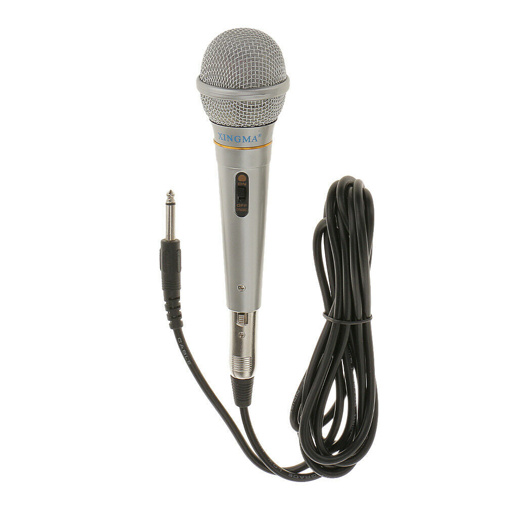 1xProfessional Pure Vocal Dynamic Wired Microphone Mike with 11.5ft Cord