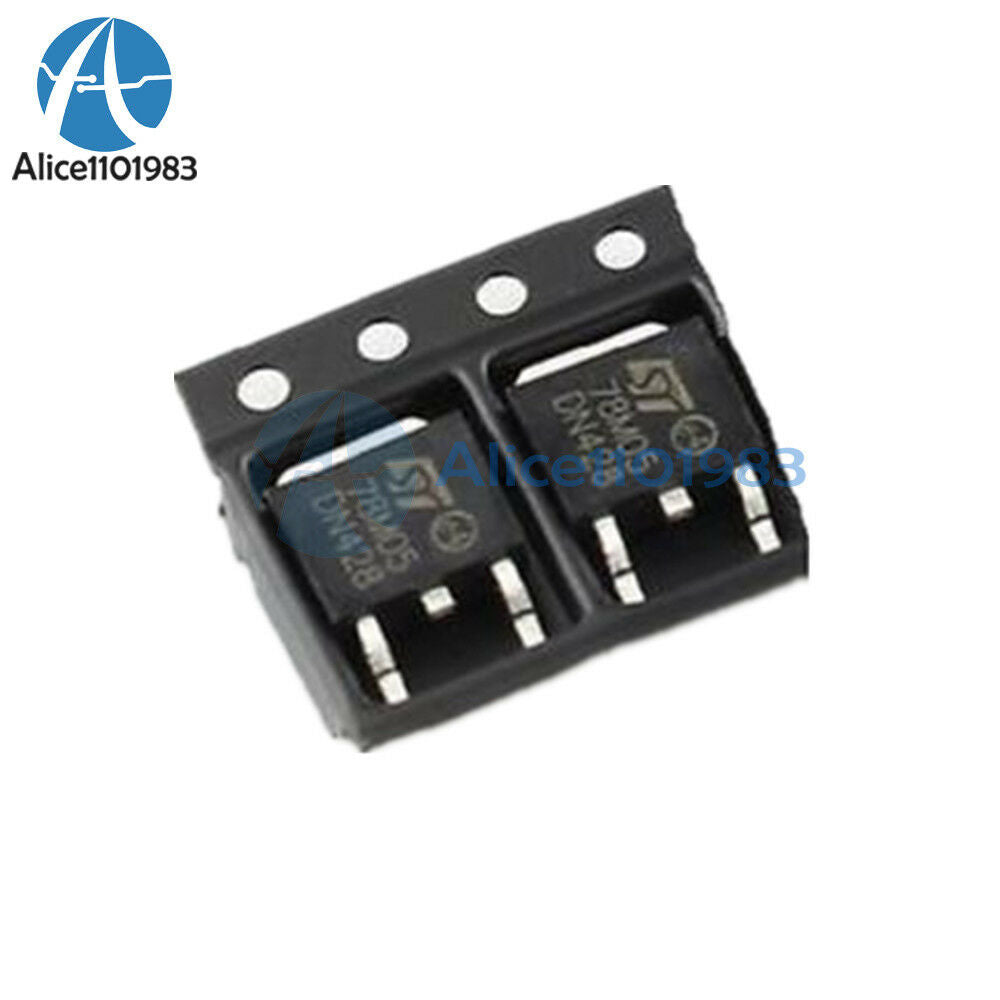 50PCS L78M05 78M05 ST TO-252 SMD Voltage Regulator IC