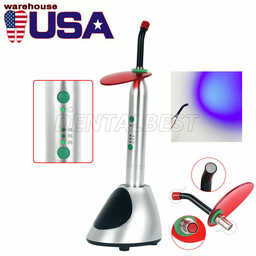Dental Wireless Lamp High Power 2700mw/c㎡ LED Curing Light No Vibration YS-C USA