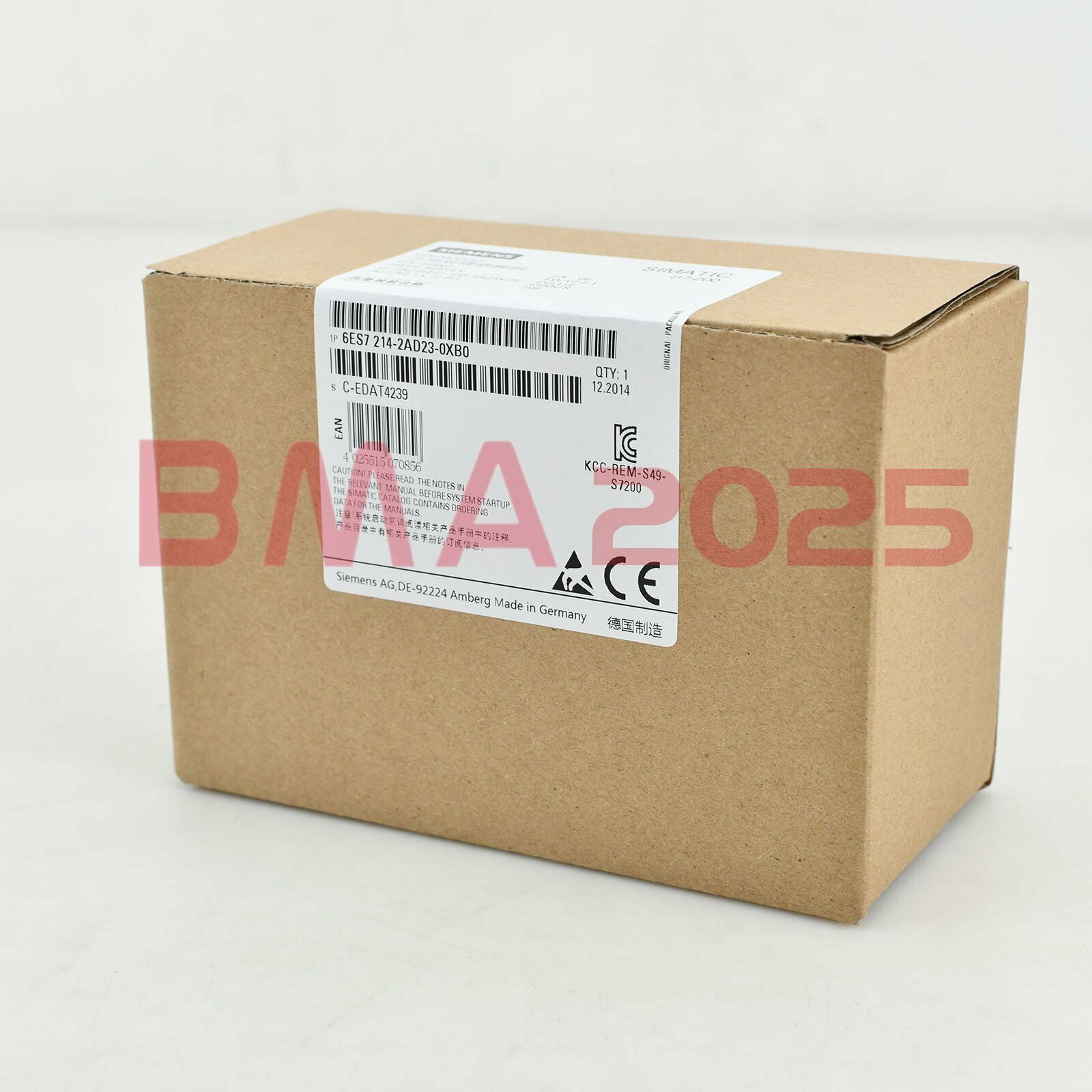 New 6ES7 214-2AD23-0XB0 6ES7214-2AD23-0XB0 1 year warranty free Ship SM9T