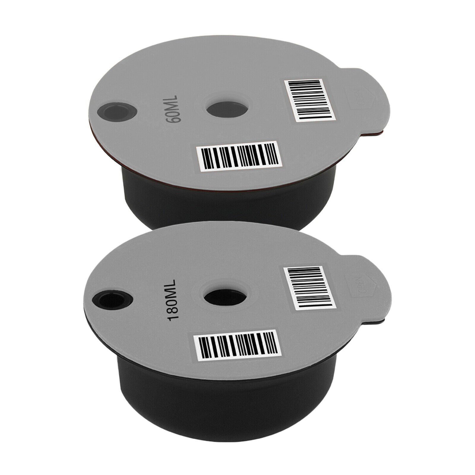 2x Reusable Food Grade PP Plastic Coffee Capsule Pod Cup for Bosch