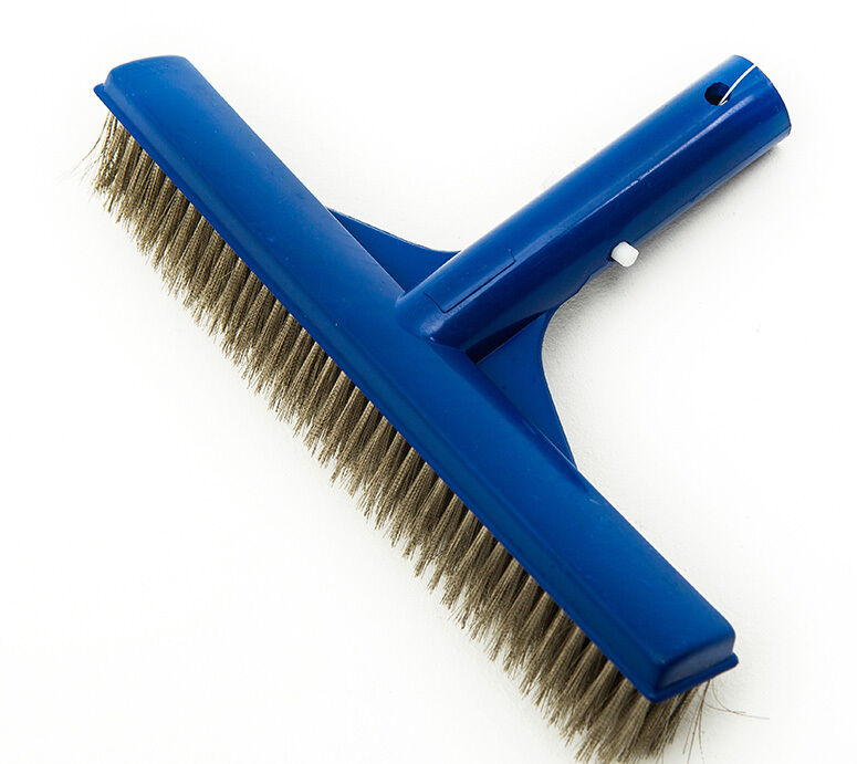 10" Durable Algae Brush Stainless Steel Bristle For Swimming Pool Spa Fountain