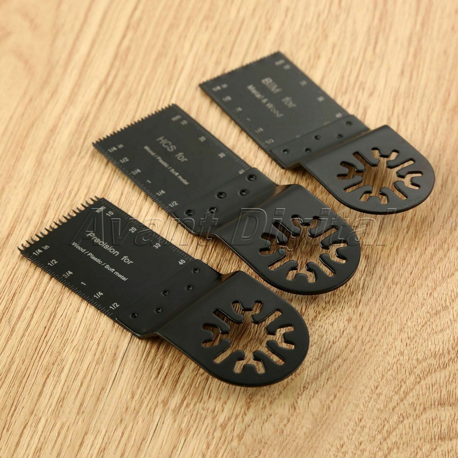 4pcs Oscillating Tool Precision E-cut Bi-metal Saw Blades Cut Plastic Stone Wood
