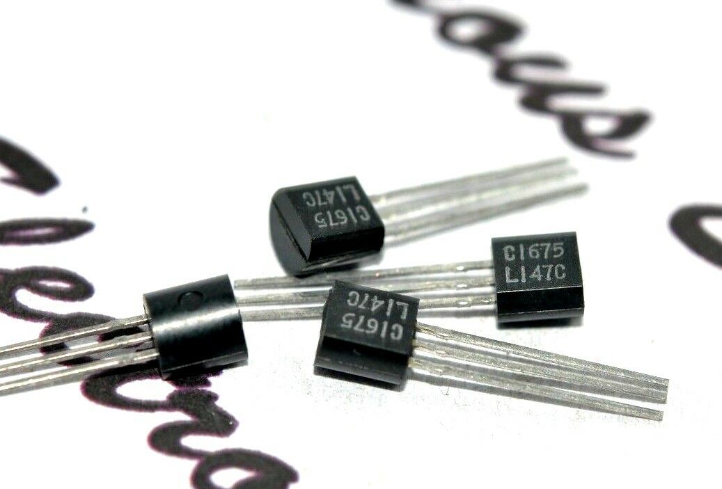 4pcs - 2SC1675/ C1675 NPN 0.25W 30V 0.03A Transistor- NOS