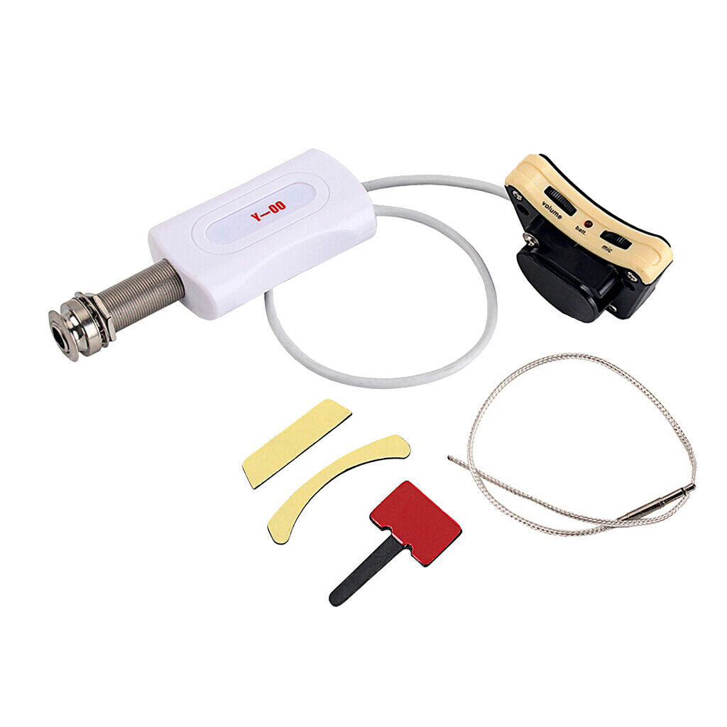 1 Set Ukulele Soundhole Pickup DIY Guitar Parts Beginners/Performers Gifts