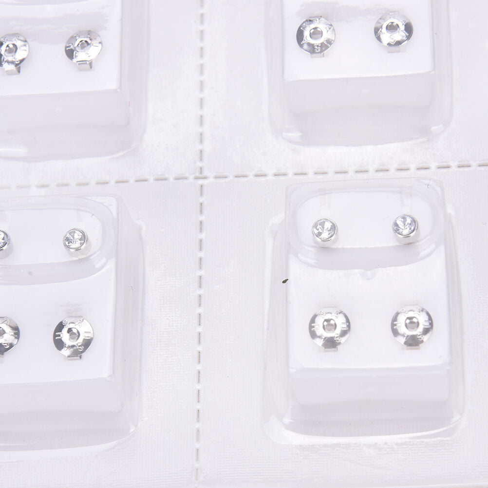 12 Pairs Alloy Piercing Tool Kit Ear Piercing Gun Earing For Piercing Too.l8