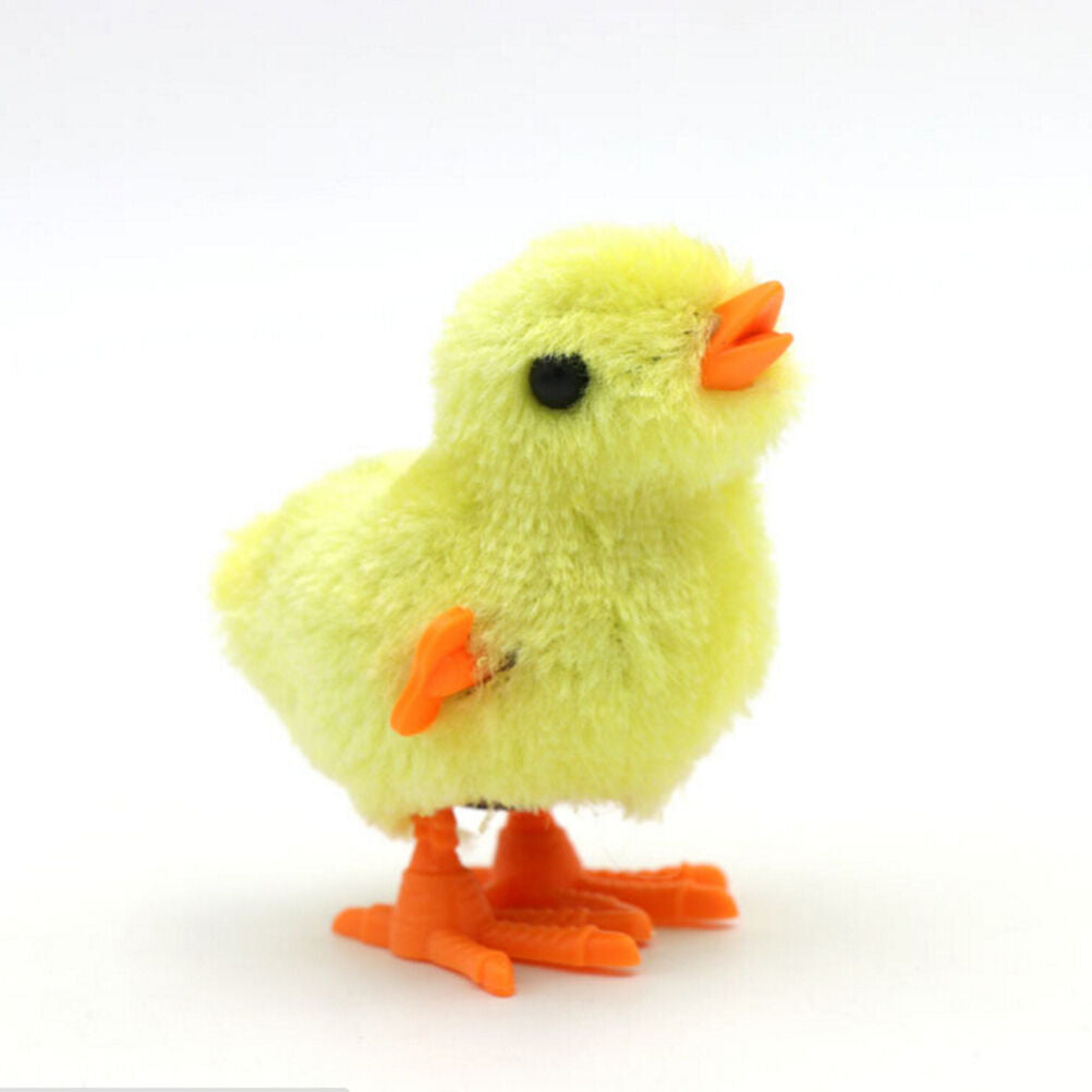Fluffy Wind up Chicken Dance Clockwork Plush Chicken Fun Kids To.l8