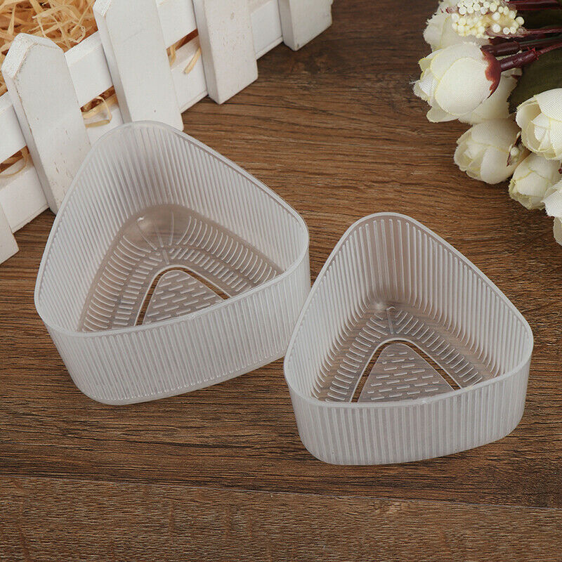 2Pcs Transparent Practical Kitchen Bento Decorating Sushi Onigiri Mold CRAUJBDA