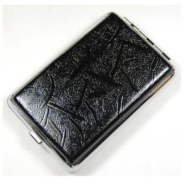 High quality Pocket Leather Cigarette Tobacco Case Box Holder 12pcs //GBMYH04-06