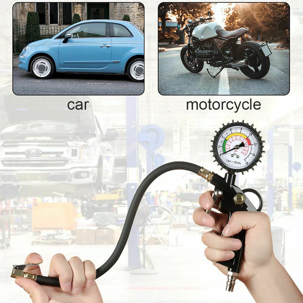 Monitor Tire Pressure Tester Digital Manometer Car Tire Air Pressure Gauge