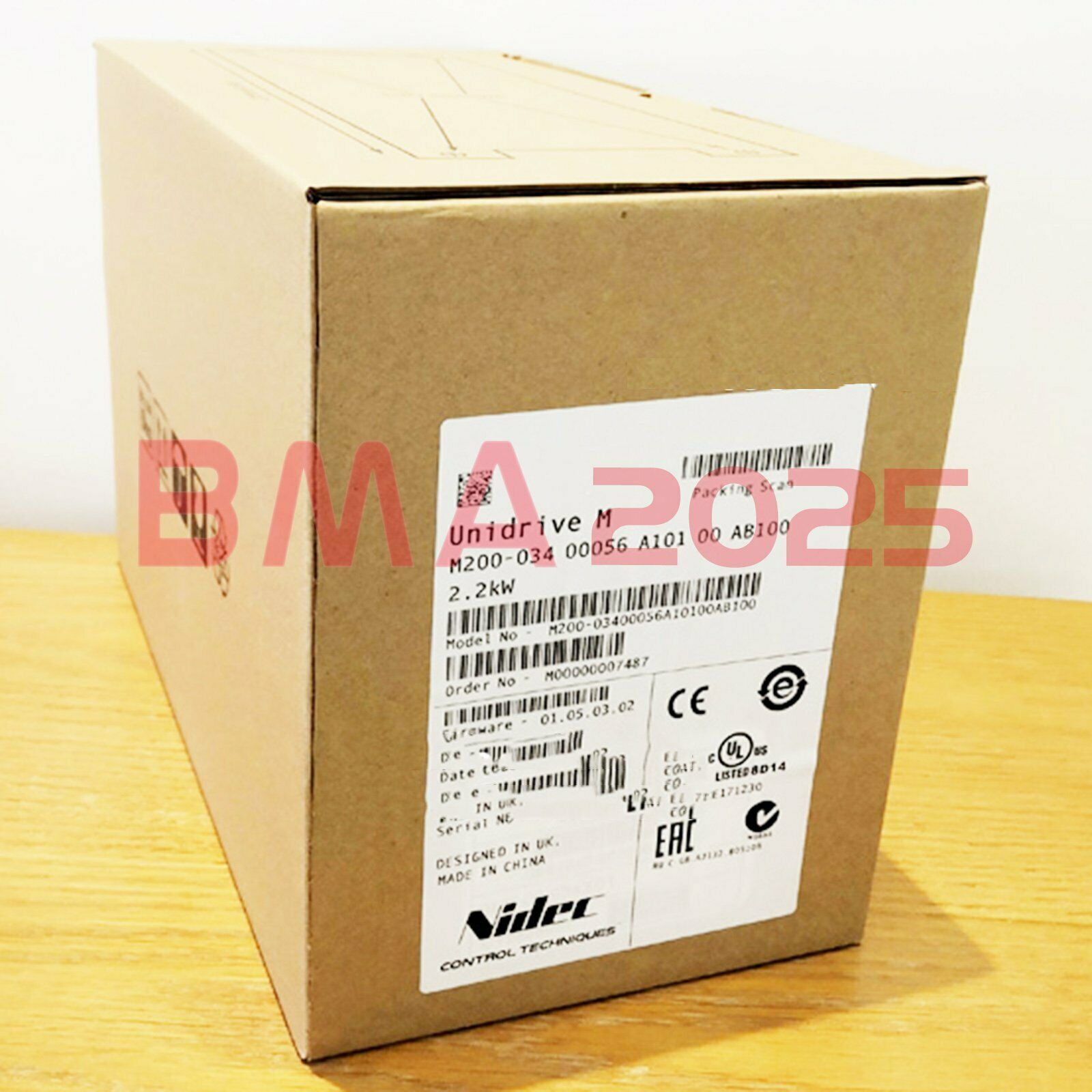 1PC New Emerson Nidec inverter 2.2KW M200-03400056A 1year warranty DHL free Ship