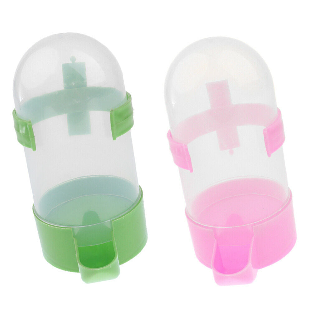 Pet Drinking Water Dispenser Drinker Water Fountain Bottle - 1000ml Pink