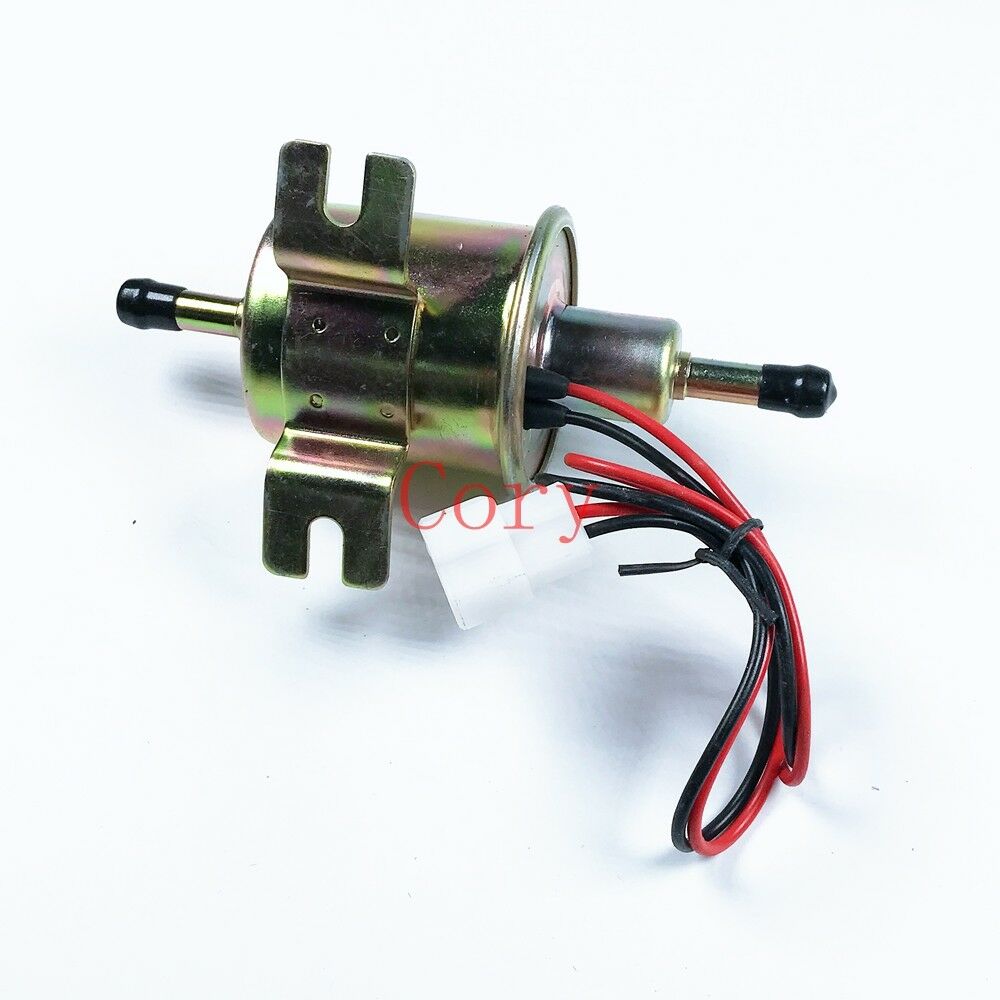 1PCS Universal Fuel Pump Gasoline Electric Oil Pump Metal Low Pressure 8MM 24v
