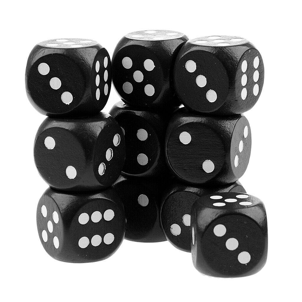 20x Six Sided Dices Spotted D6 Dies for TRPG DND MTG Party Roleplay Fun Toys