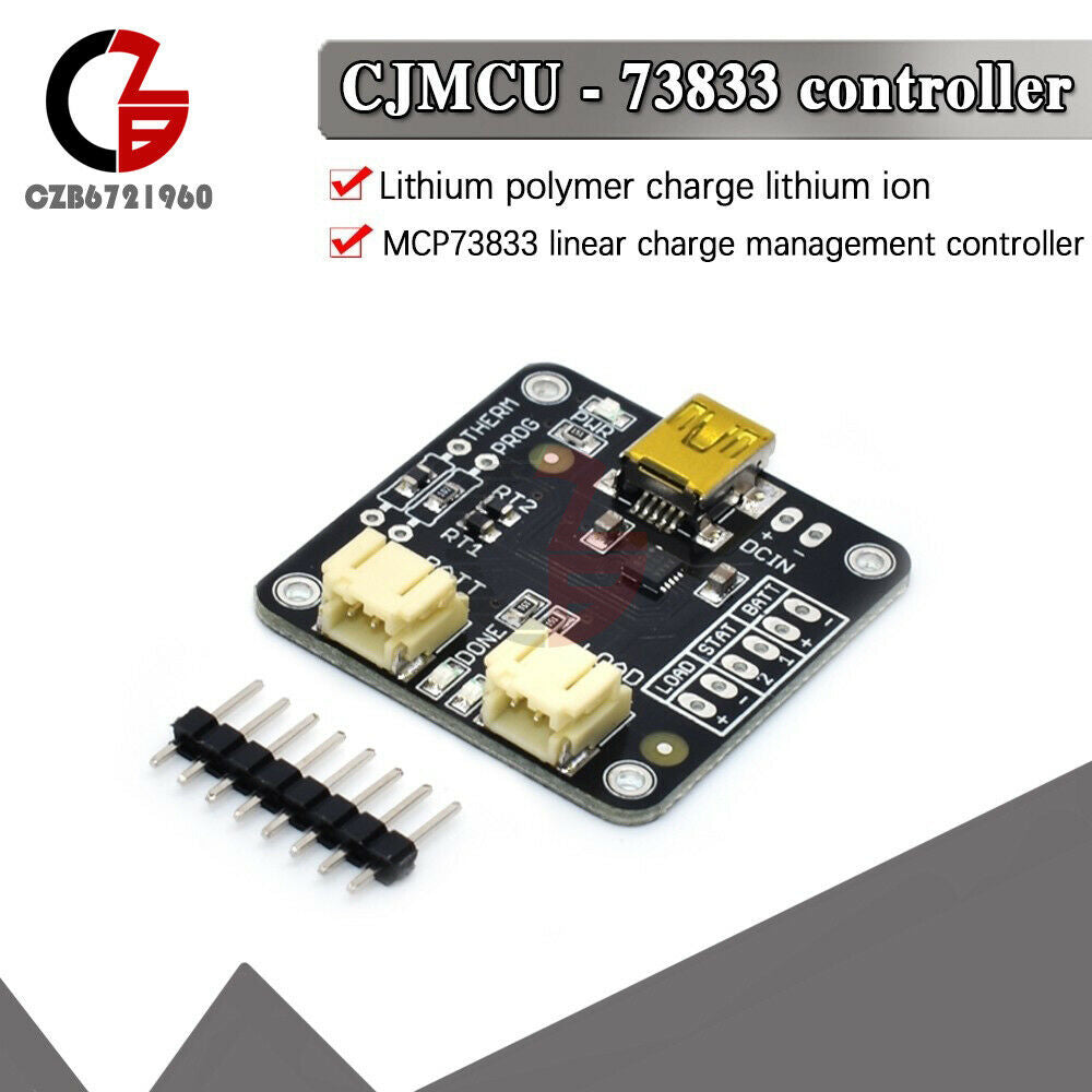 MCP73833 Linear Charge Management Controller Board Lithium Polymer Charger