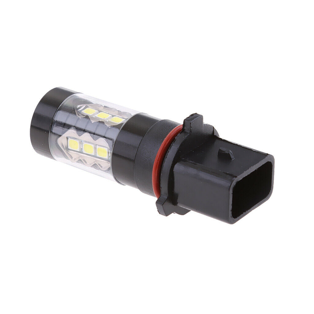 2pcs HID White Power P13W COB LED DRL Fog Light Bulbs for