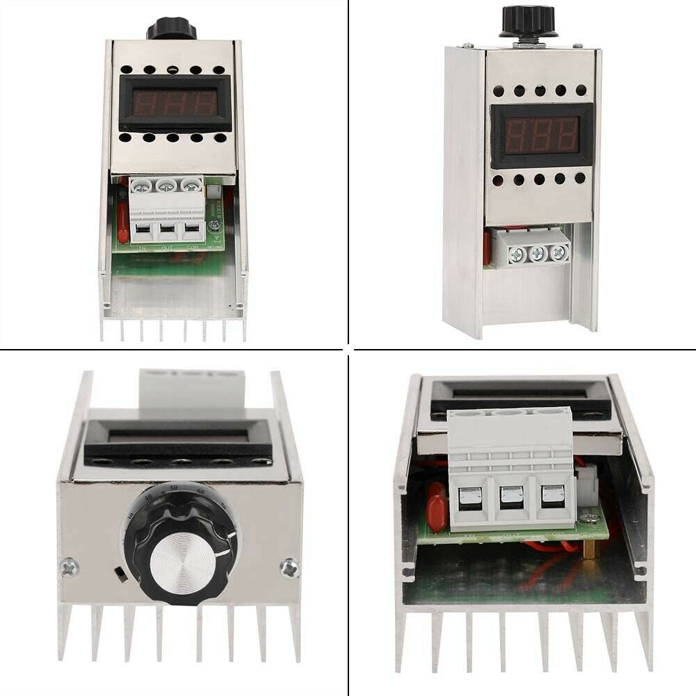 220V Voltage Regulator 10000W High Power Thyristor Voltage Regulator Dimmer wiV6