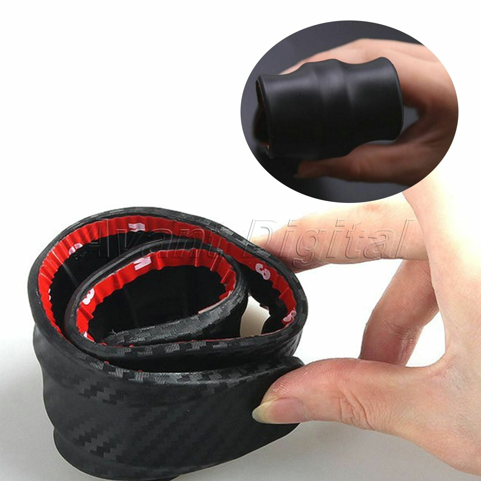 2x Car Rubber Door Guard Bumper Corner Protector Anti-collision Bar Trim Black