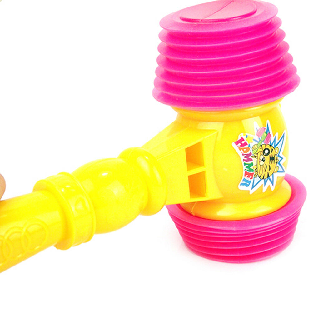 25cm Plastic Whistle Training Toddler Baby Kids Handle Hammer Noisy Whist.l8