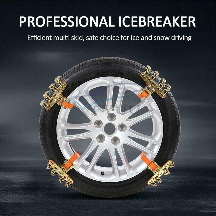 Auto Truck SUV Steel Anti-Slip Belt Snow Anti-Skid Wheel Tire Chains 205--225