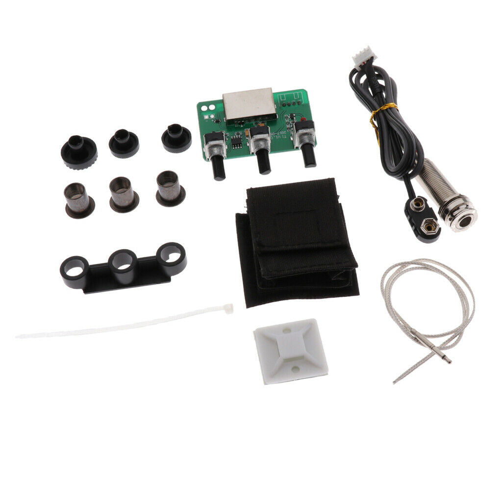 Acoustic Classical Guitar Preamp Piezo Pickup with 6.35mm Endpin Output Jack