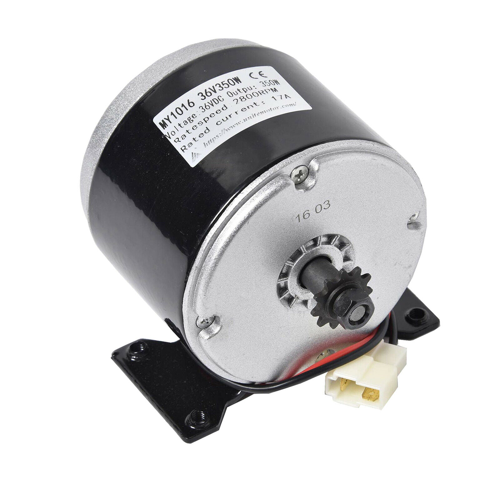 36V 350W Replacement Brushed Electric Scooter Motor for Scooter Bicycle