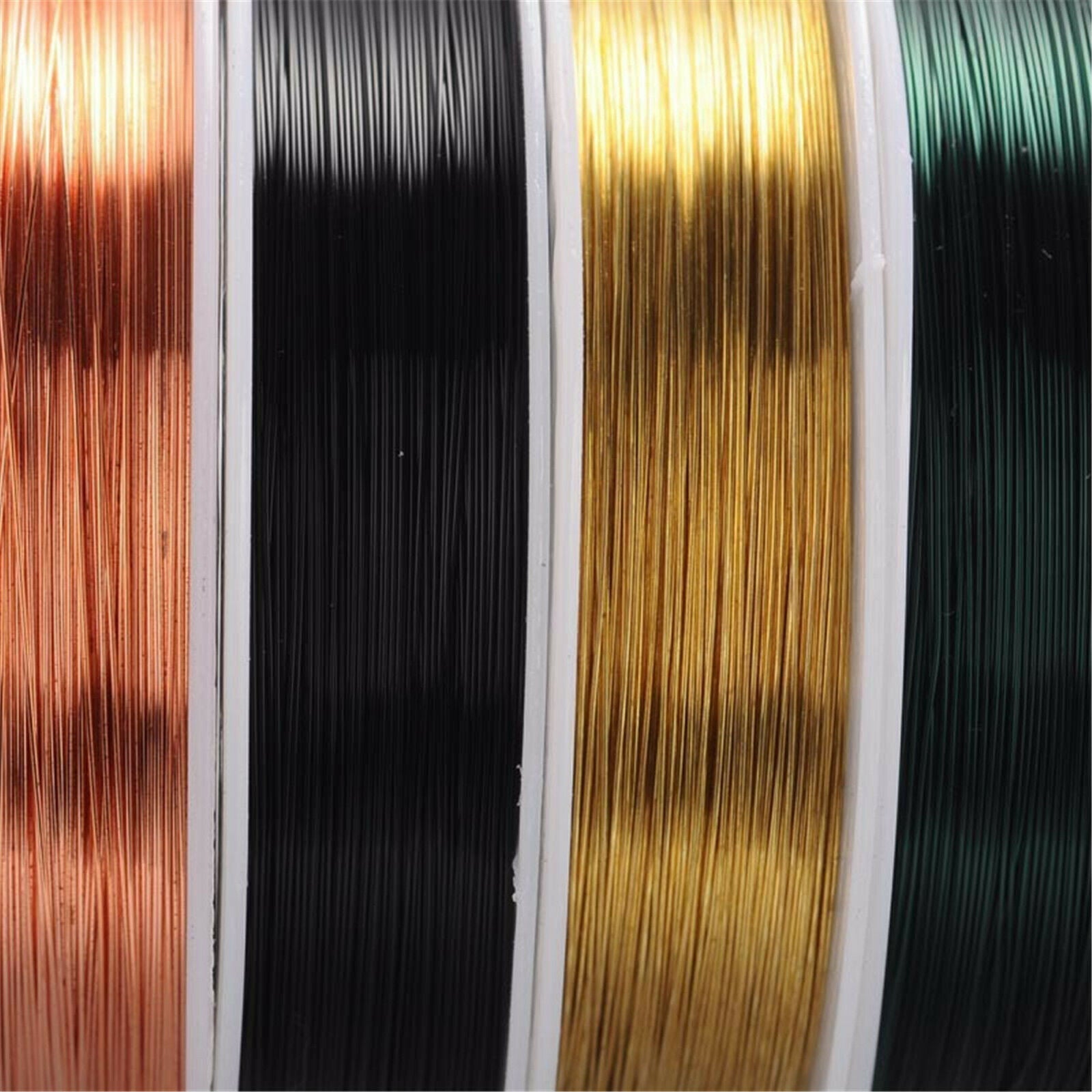 10 Rolls 0.45mm Steel Wire Beading Cord String Jewelry DIY Findings 10M/Roll