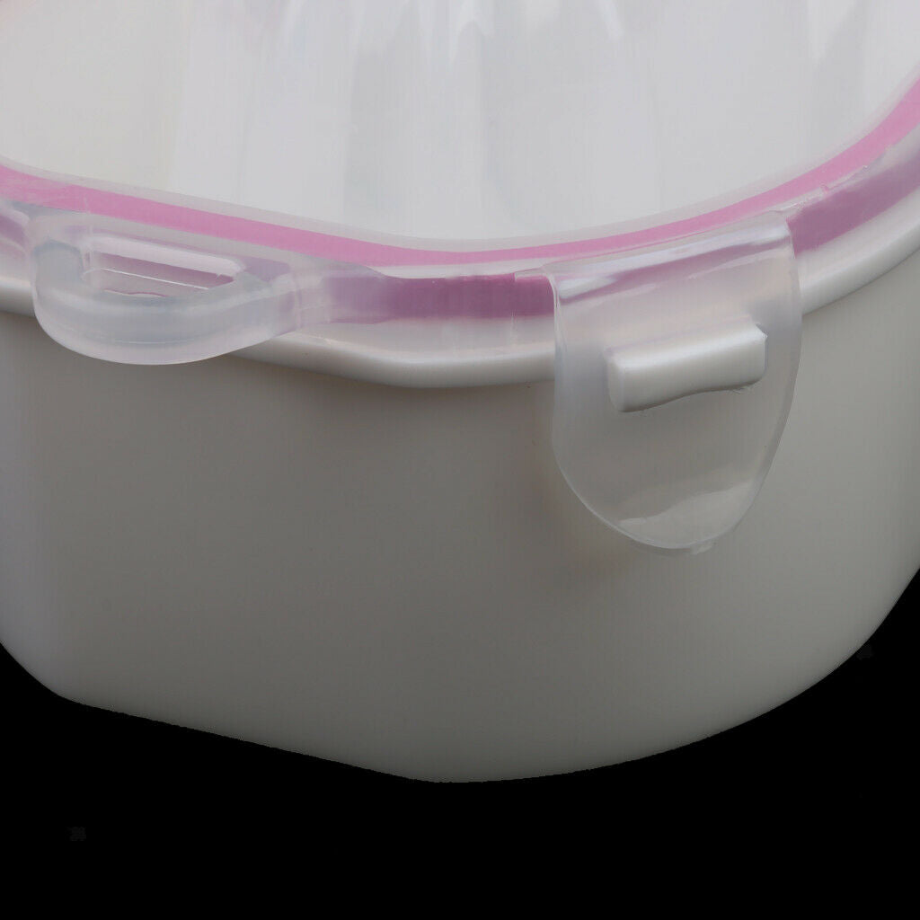 Nail Art Hand Soak Bowl Polish Remover Manicure Treatment Tool White