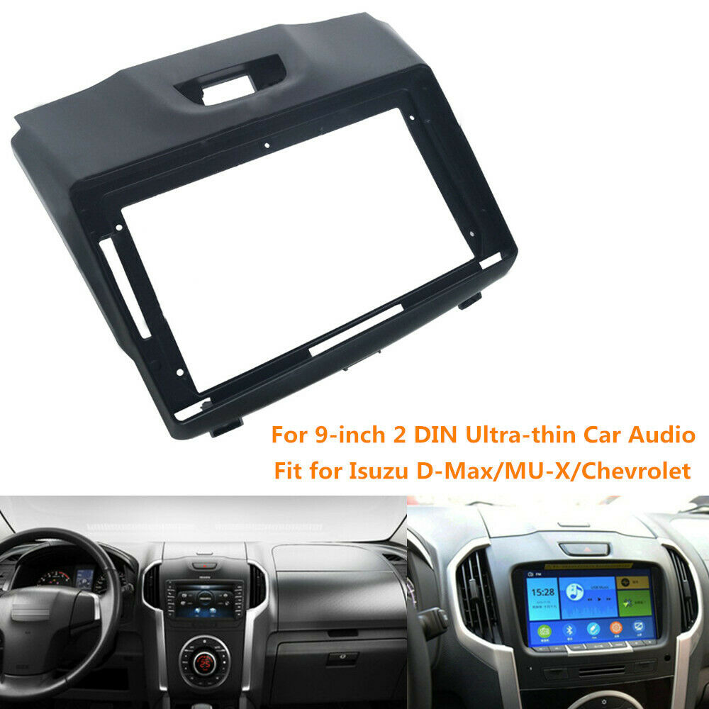 Car 9'' Radio DVD Player Pickup Truck 2Din Dash Board Panel Frame Fit for Chevry