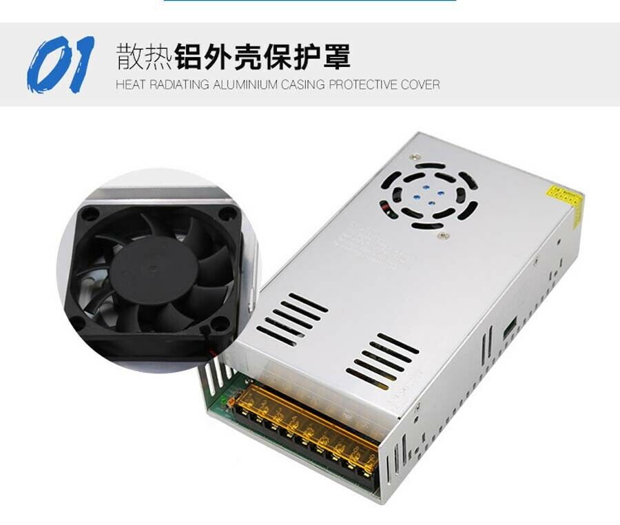 18V 20A 360W Fiberglass Panels Regulated Switching Power Supply PSU DC