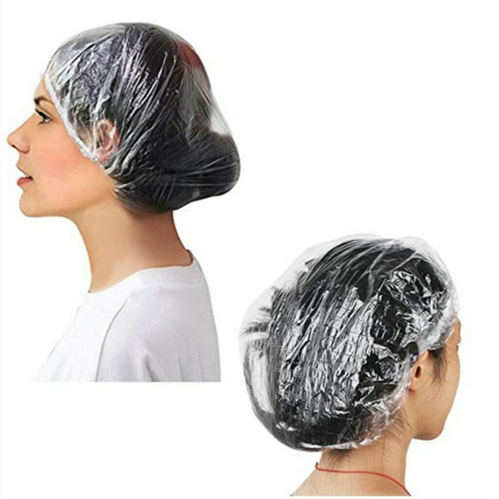100x Hair Shower   Women Men Waterproof Elastic Bathing Processing Spa