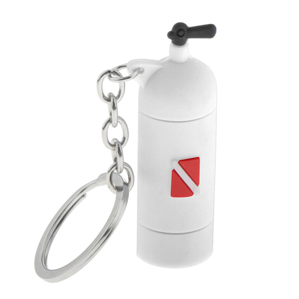 5 Pack Diving Tank Key Chain Keyring Dive Mini Air Cylinder Car Charm Scuba