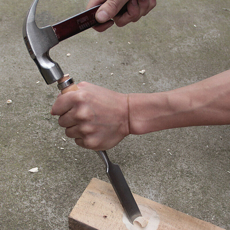 4PCS Alloys Carving Set Wood gouge Chisel Woodworking Tools Handle 6/12/18/24mm
