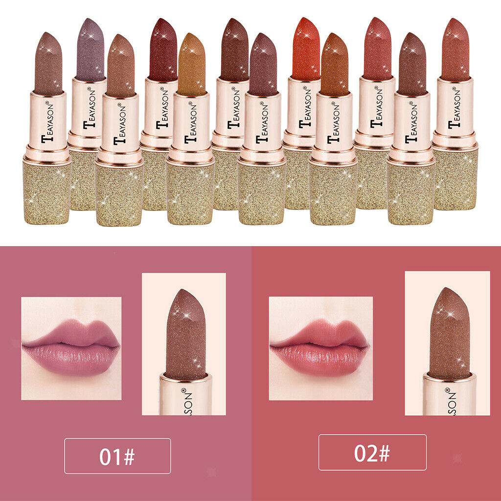 Women Girls Matte Lip Stick Long Lasting Makeup Lipstick for Party Dating 01