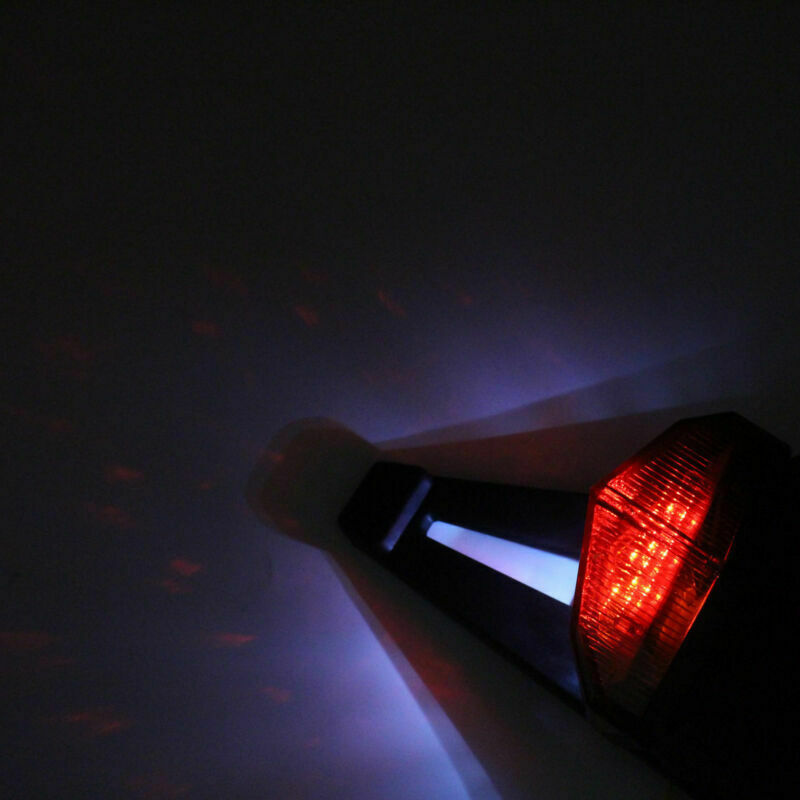Universal Smoke Lens Motorcycle Fender Lamp LED Brake Stop Rear Tail Turn Light