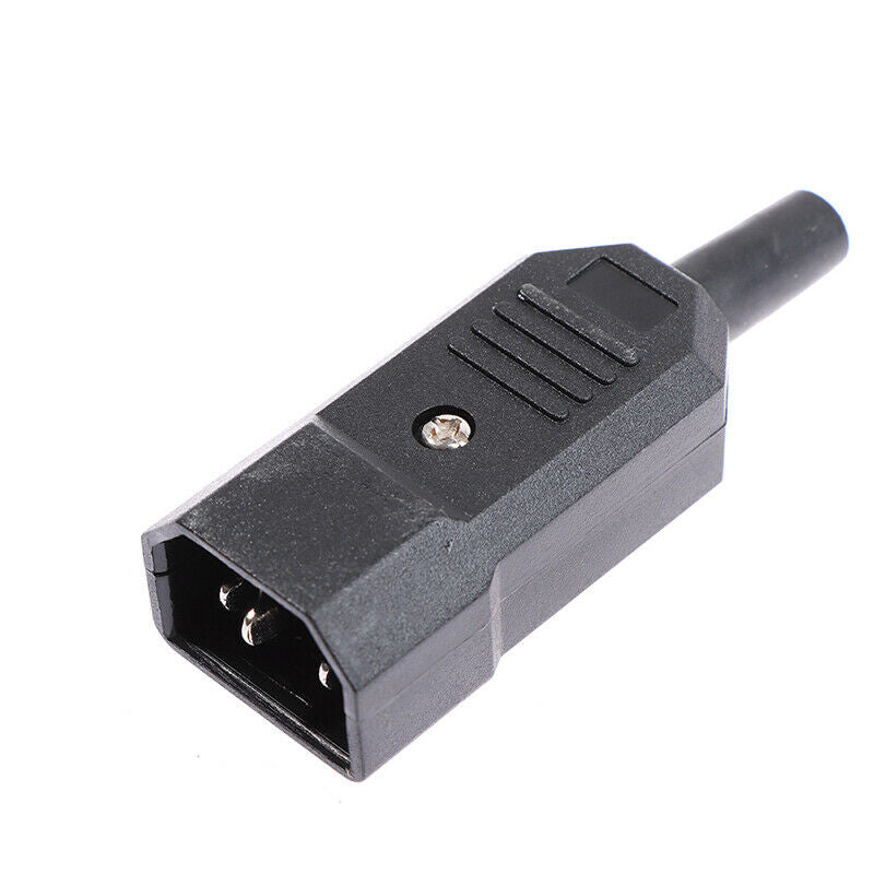 Cable Plug Connector 10A 250V Female&male Plug Power Connector 3 Pin AC S.l8
