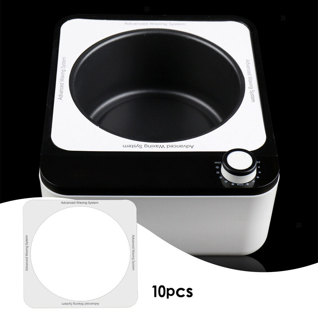 10x Universal Disposable Square Wax Heater Pot Protective Collar Rings