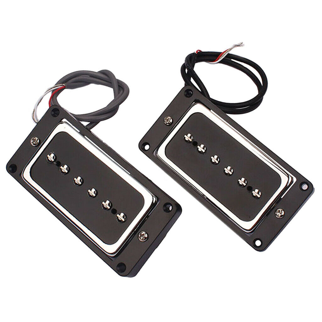 2Pcs/Set Electric Guitar Parts Alnico 5 Humbucker Pickup Set Copper Soap Bar