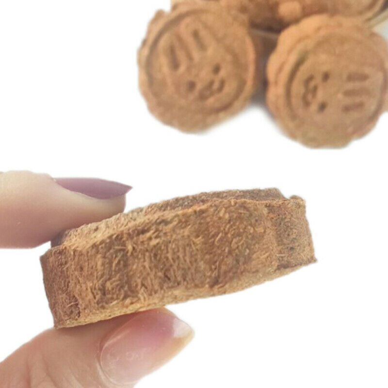 1pc Small Pets Hamster Grinding Teeth Cake Cookie Rabbit Chew Play T.l8