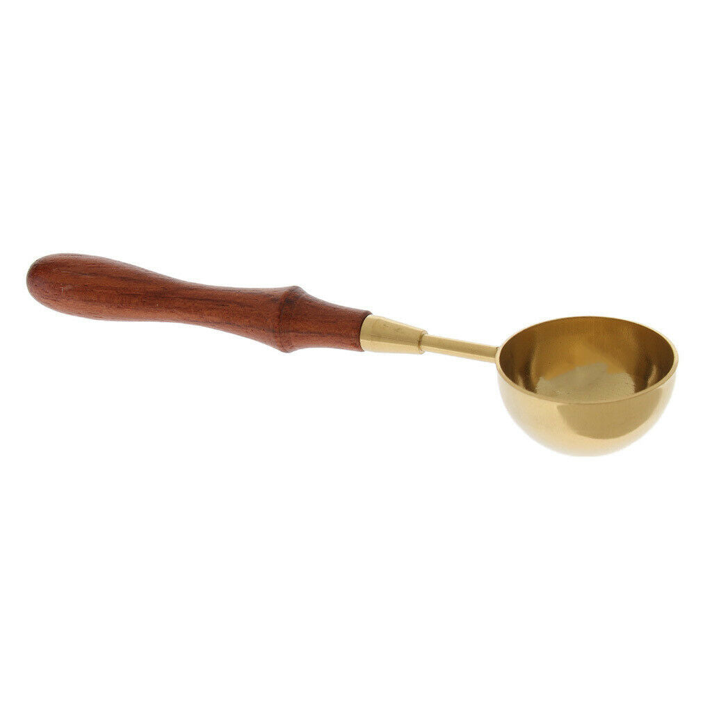 Set Of 2pcs Wax Sticks Seal Melting Spoon Furnace Tool Sealing Stamp Kit,