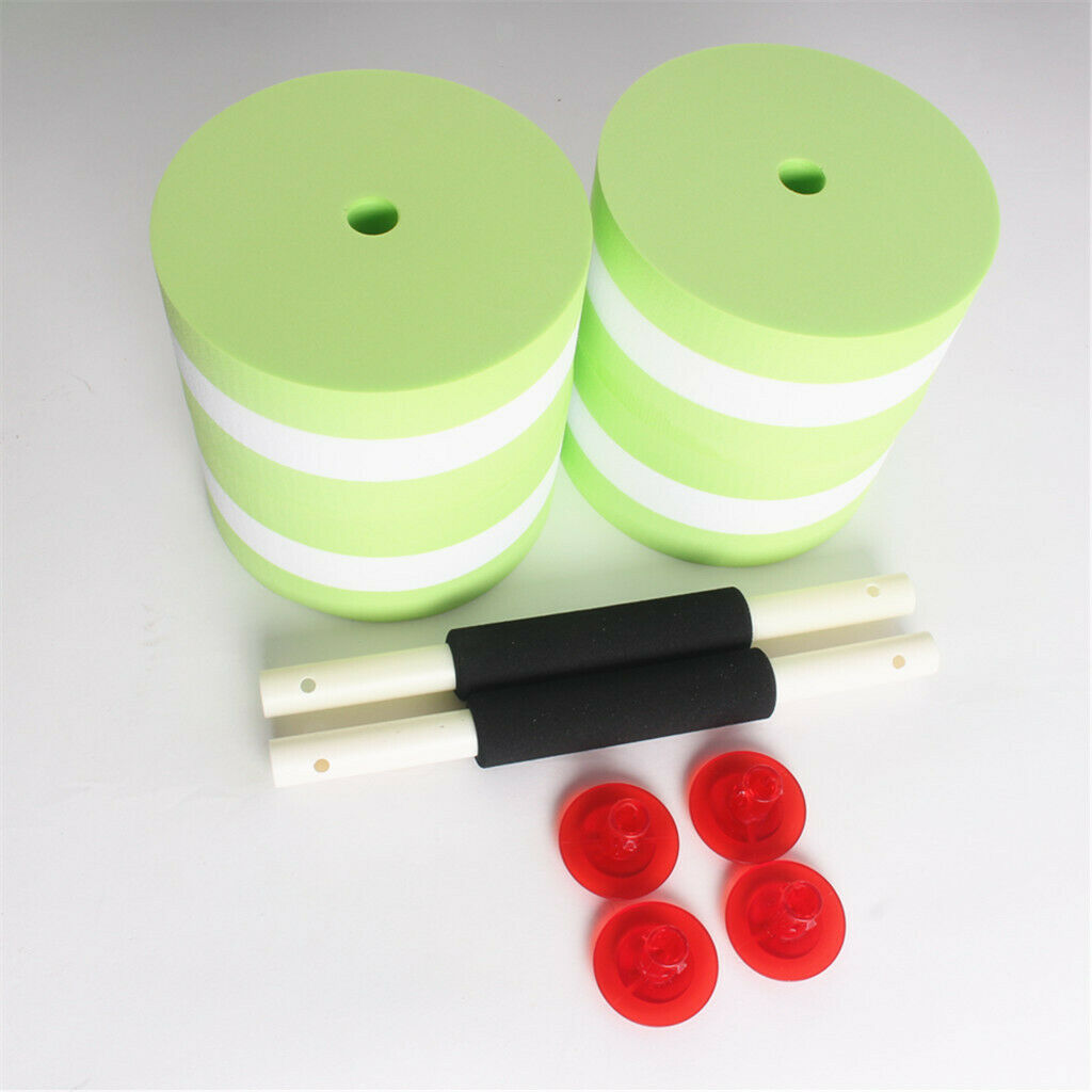 Eva Floating Dumbbell Water Aerobics Aquatic Fitness Exercise Barbell Green