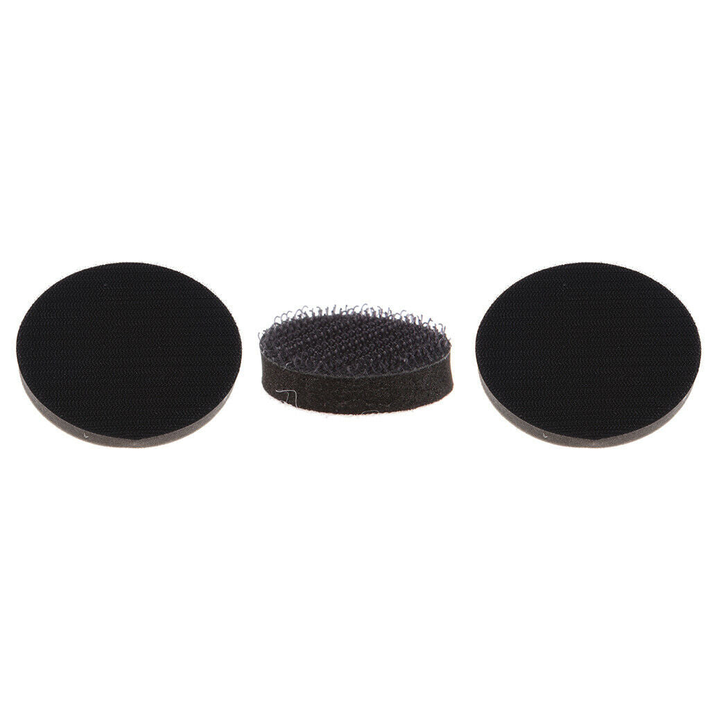 3 Pieces Soft Sponge Dust-free Interface Pad for Surface Polishing, 1 Inch,