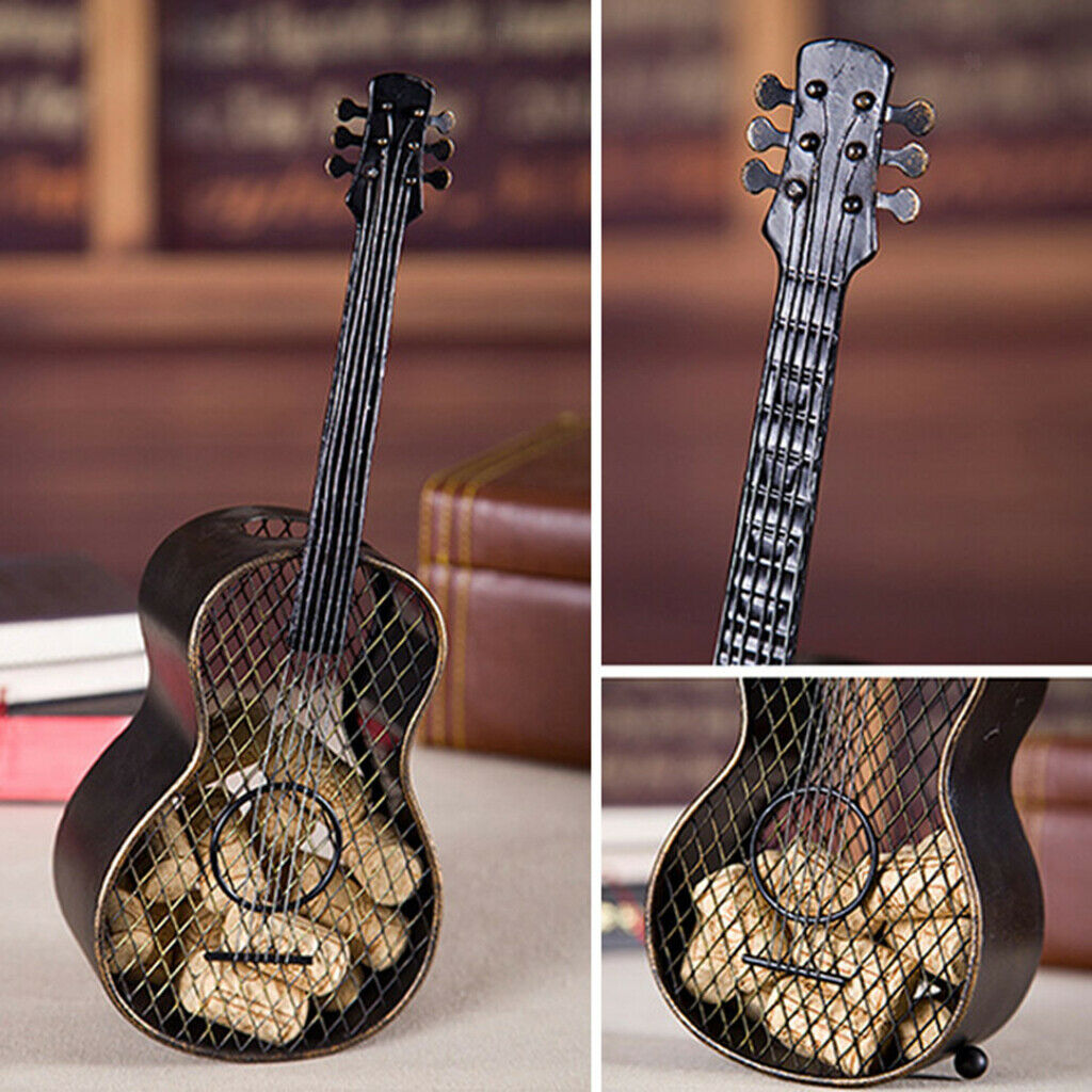 Elegent Guitar Wine Stopper Holder Holder Display Rack Desktop Decorations